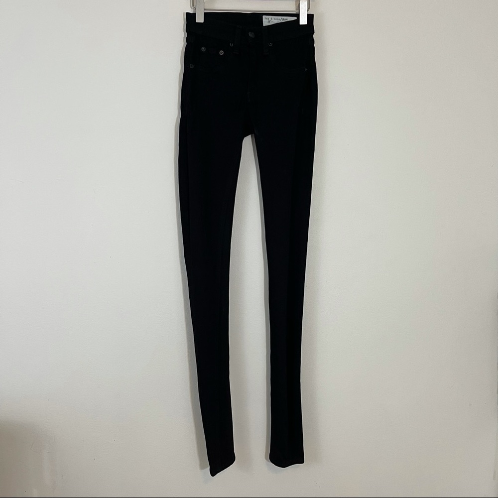 RAG & BONE Black Legging Skinny Jeans - Picture 3 of 12